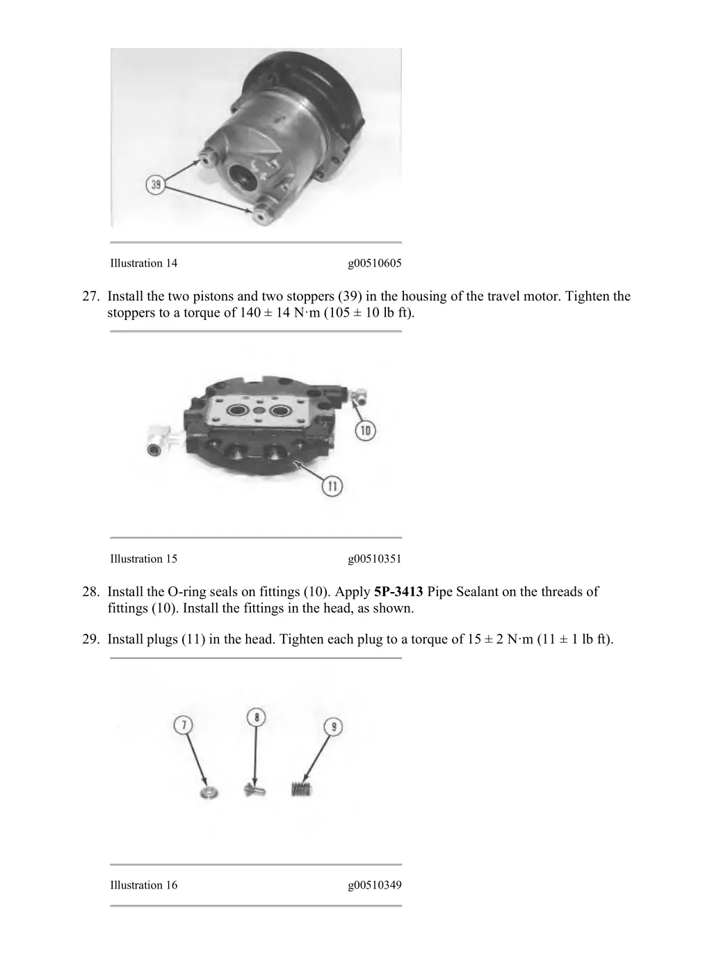 supplementary service information disassembly 15