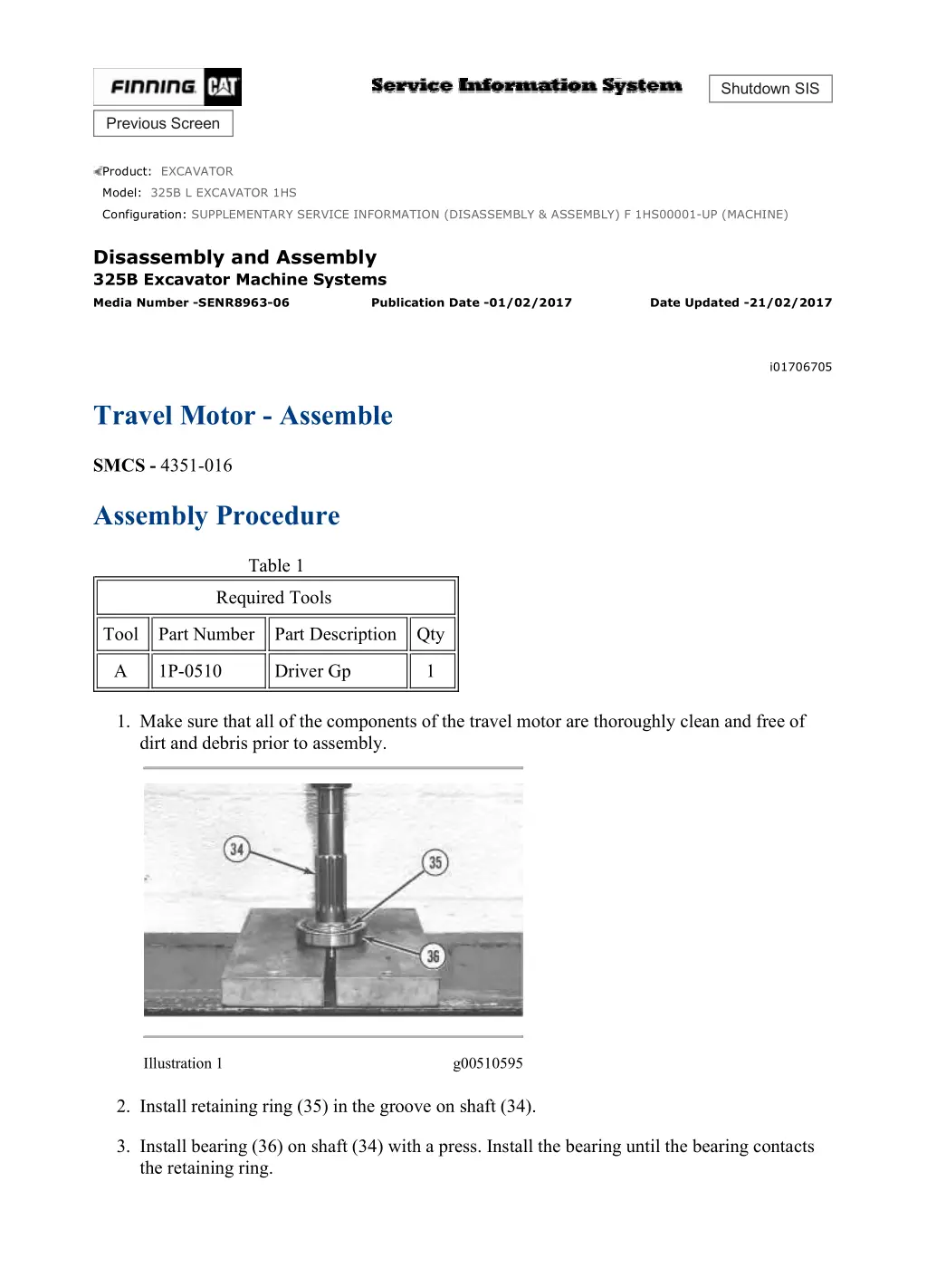 supplementary service information disassembly 8