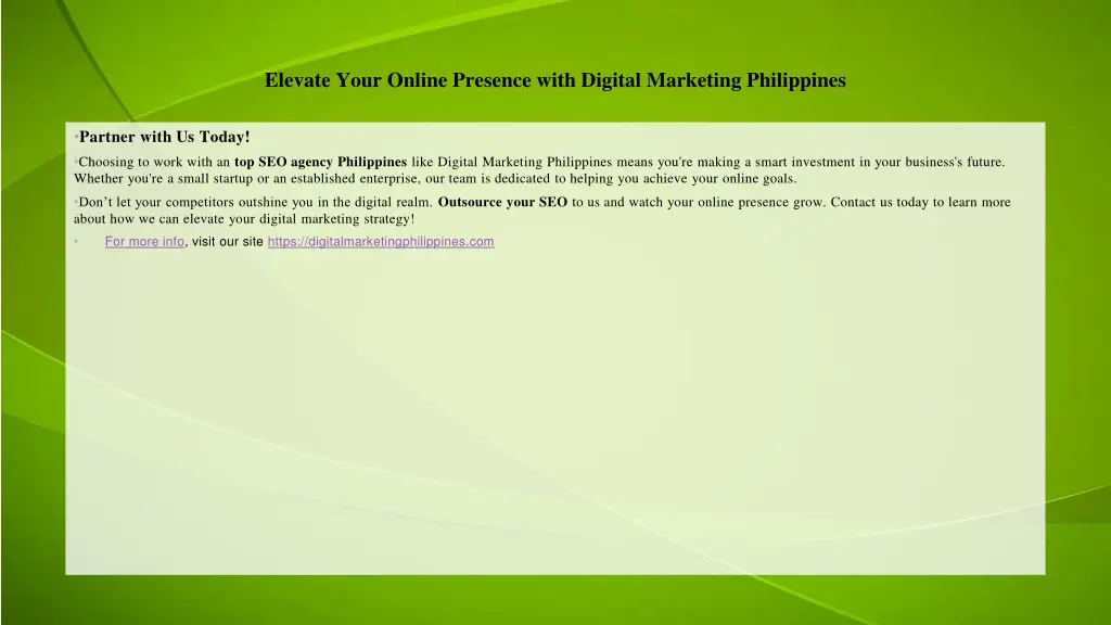 elevate your online presence with digital 1