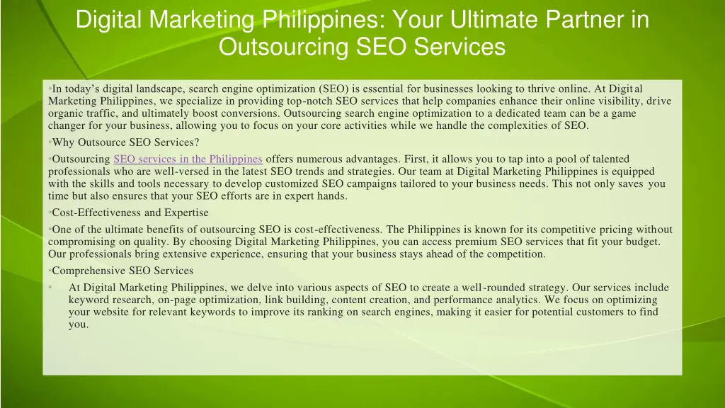 digital marketing philippines your ultimate