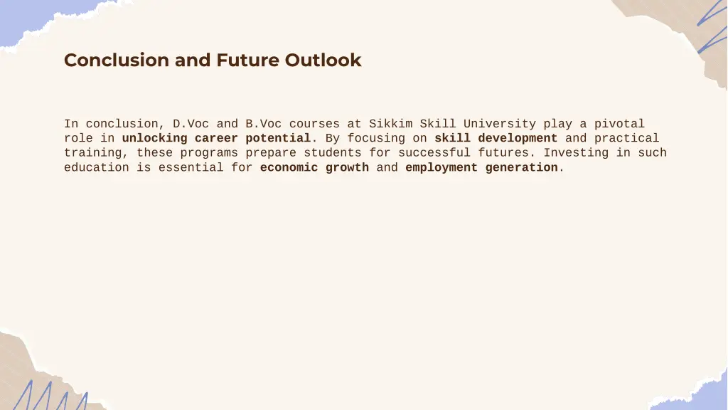 conclusion and future outlook