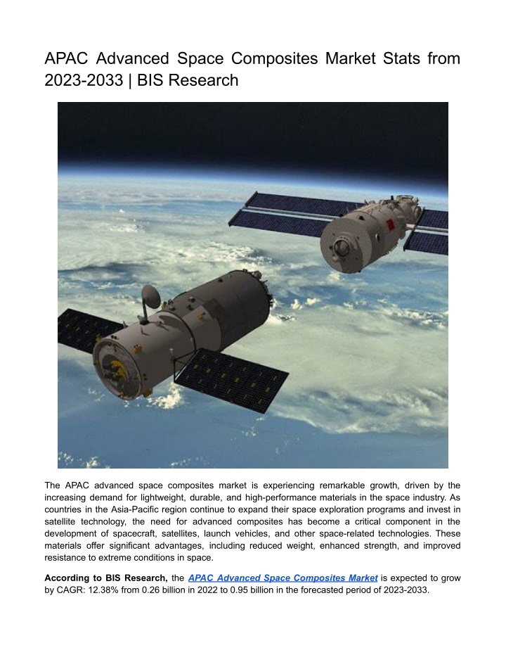 apac advanced space composites market stats from