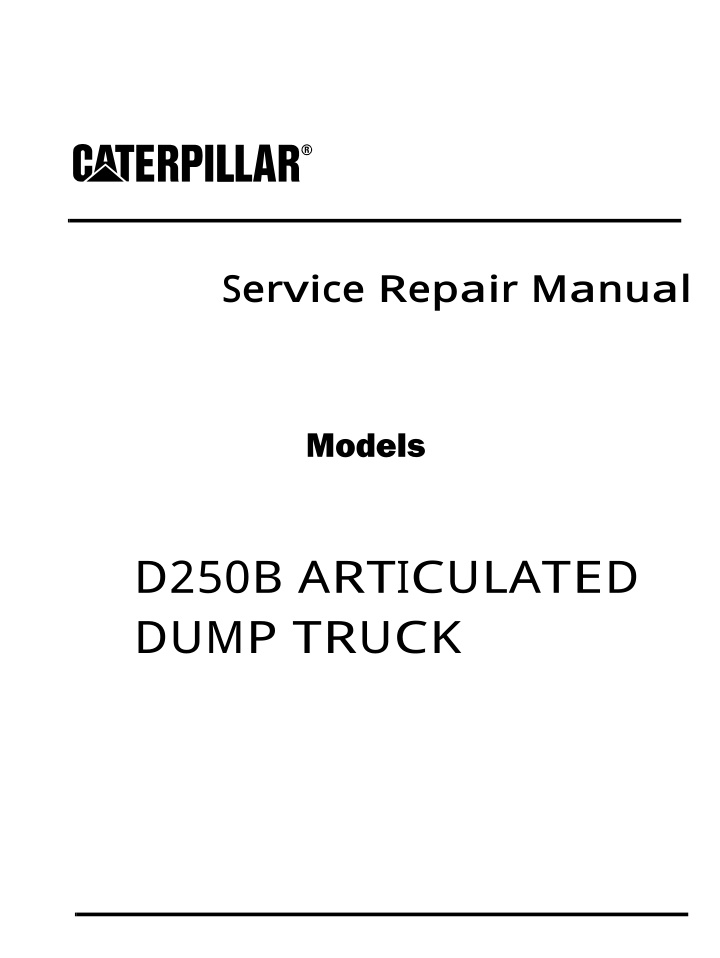 service repair manual