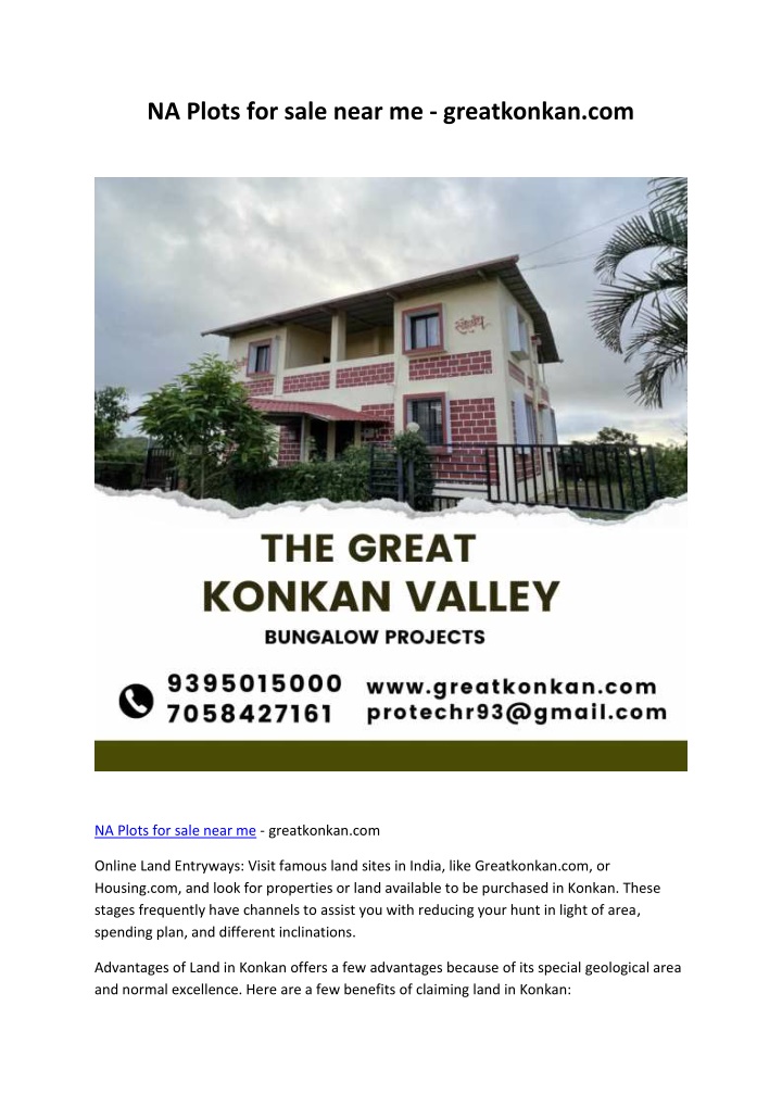 na plots for sale near me greatkonkan com