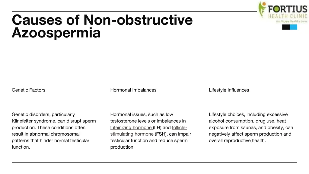 causes of non obstructive azoospermia