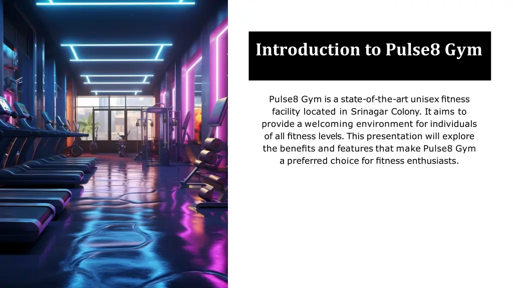 introduction to pulse8 gym