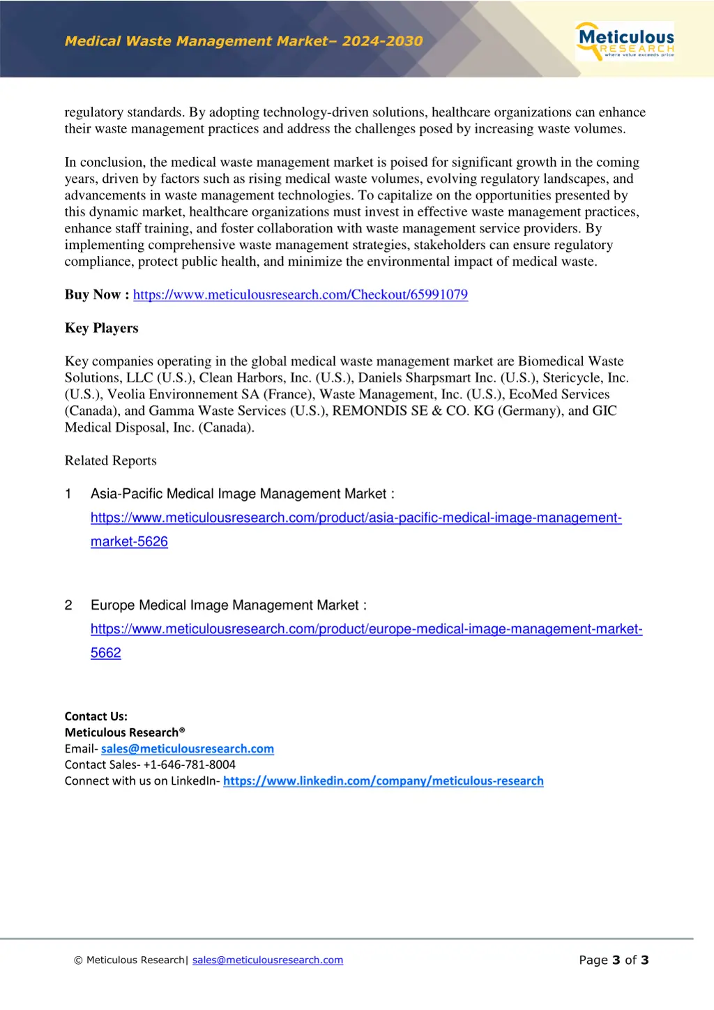 medical waste management market 2024 2030 2
