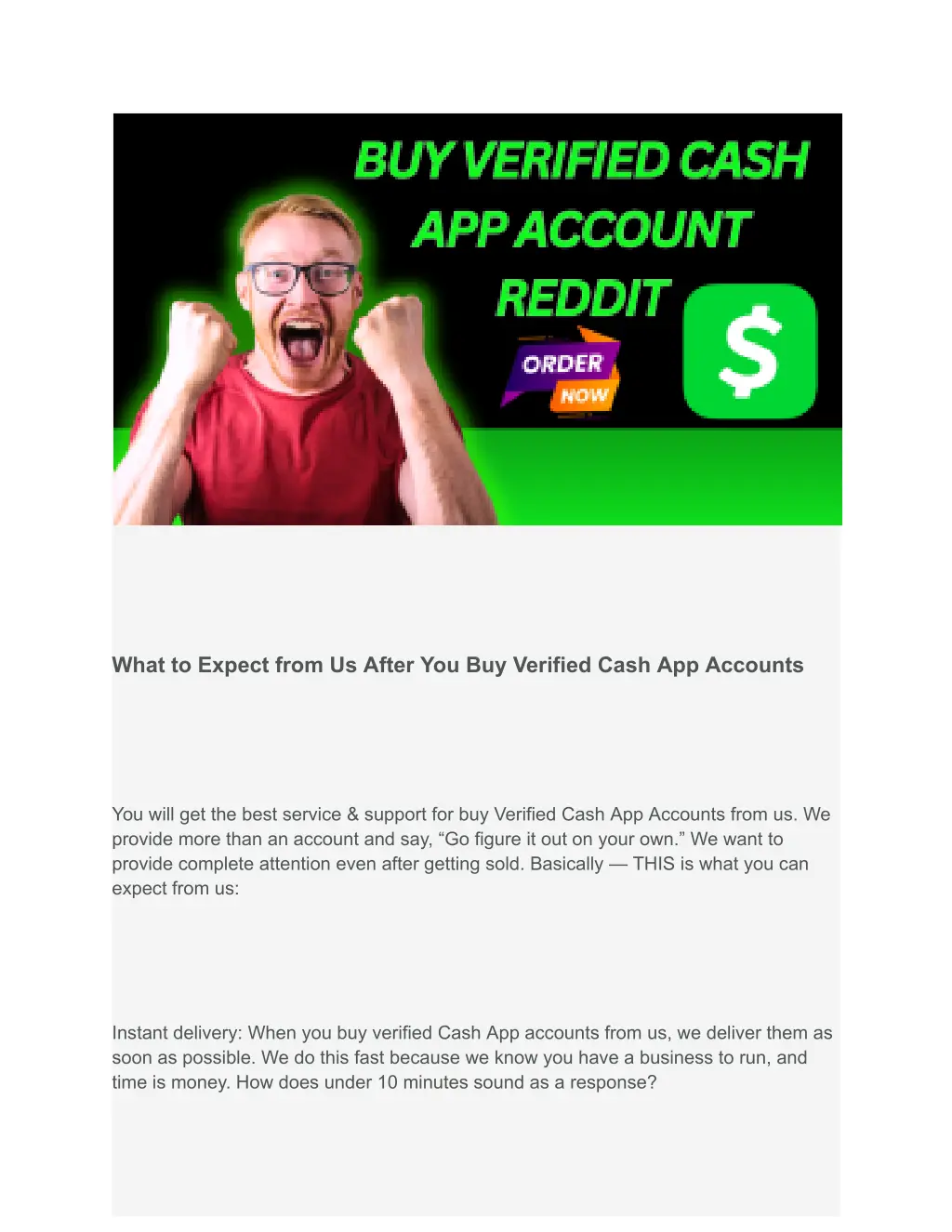 what to expect from us after you buy verified