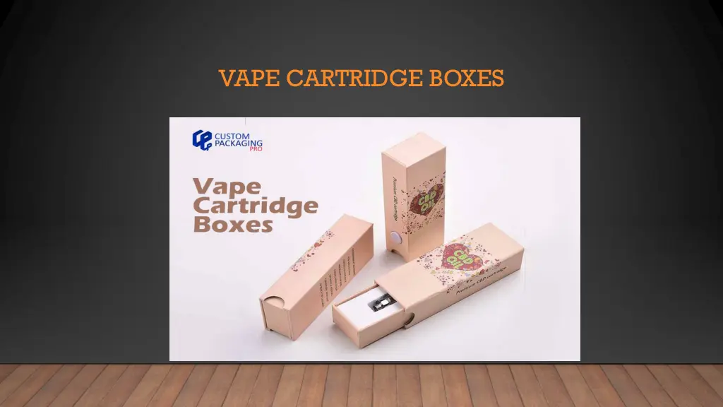 vape cartridge boxes