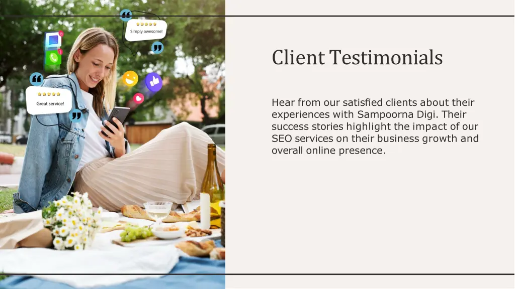 client testimonials