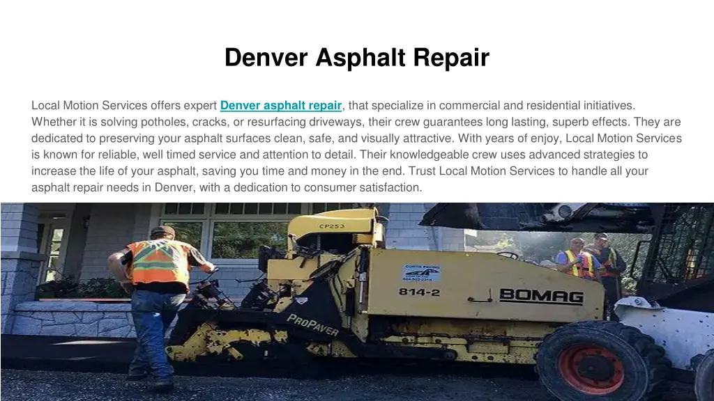 denver asphalt repair