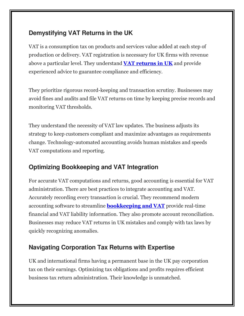 demystifying vat returns in the uk