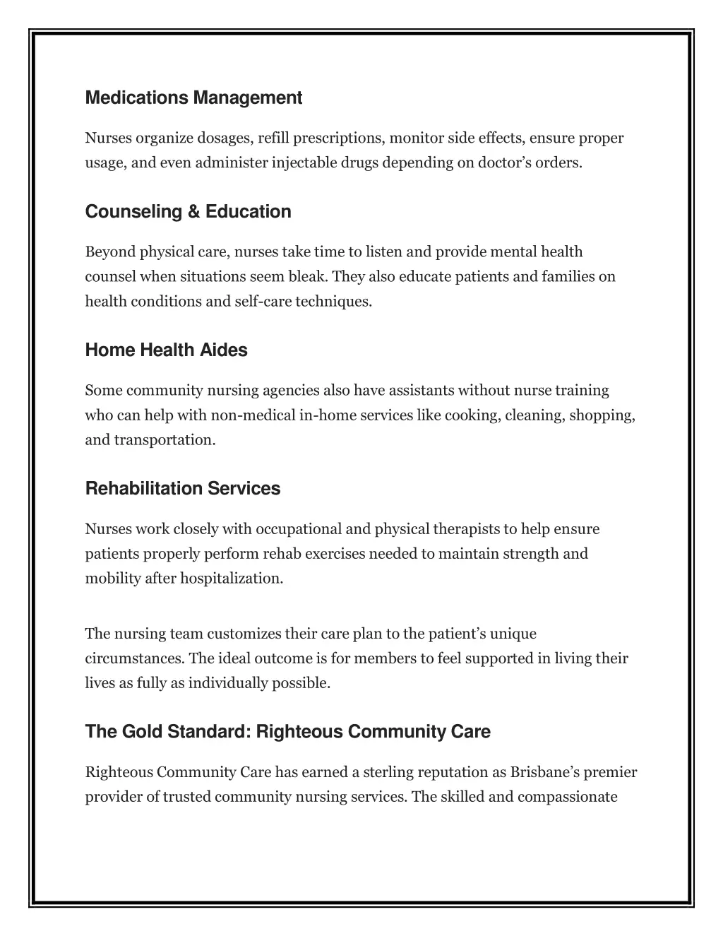 medications management