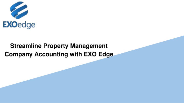 streamline property management company accounting