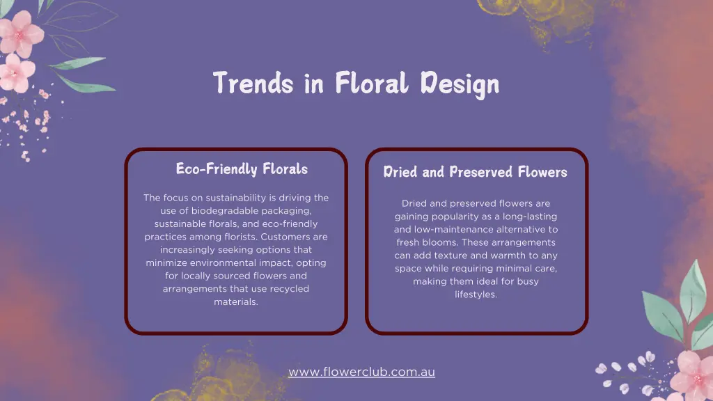 trends in floral design