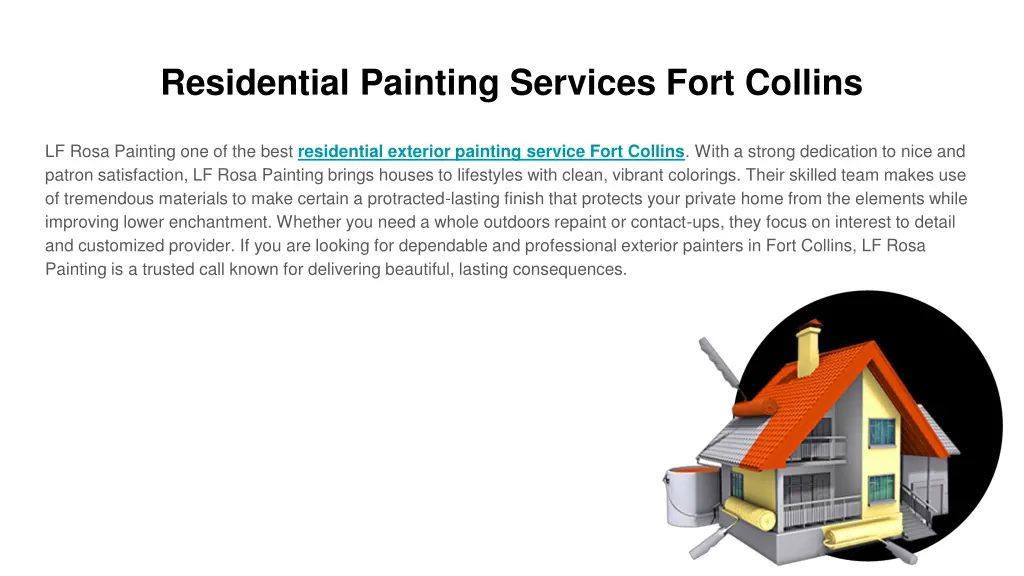 residential painting services fort collins