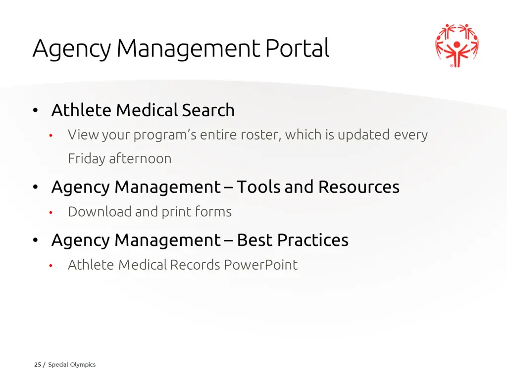 agency management portal