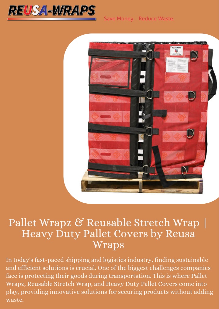 pallet wrapz reusable stretch wrap heavy duty