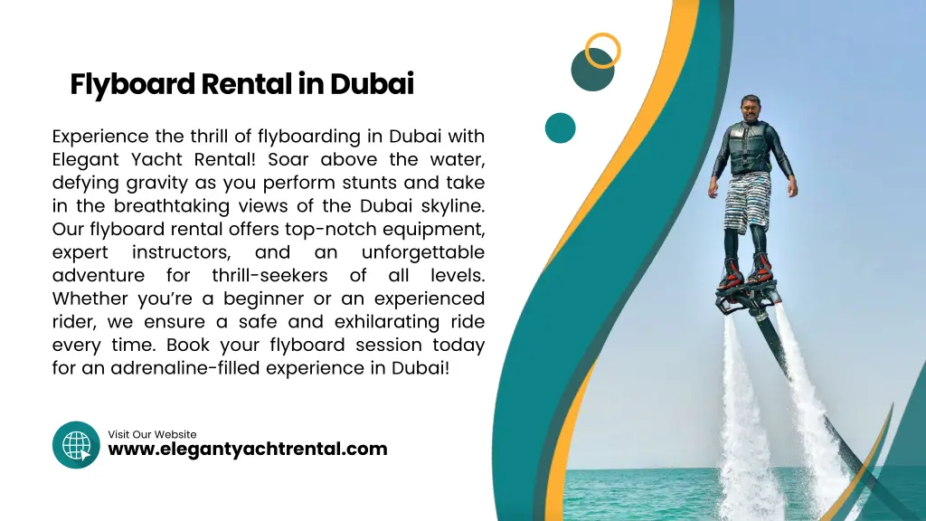 flyboard rental in dubai