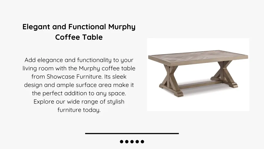 elegant and functional murphy coffee table