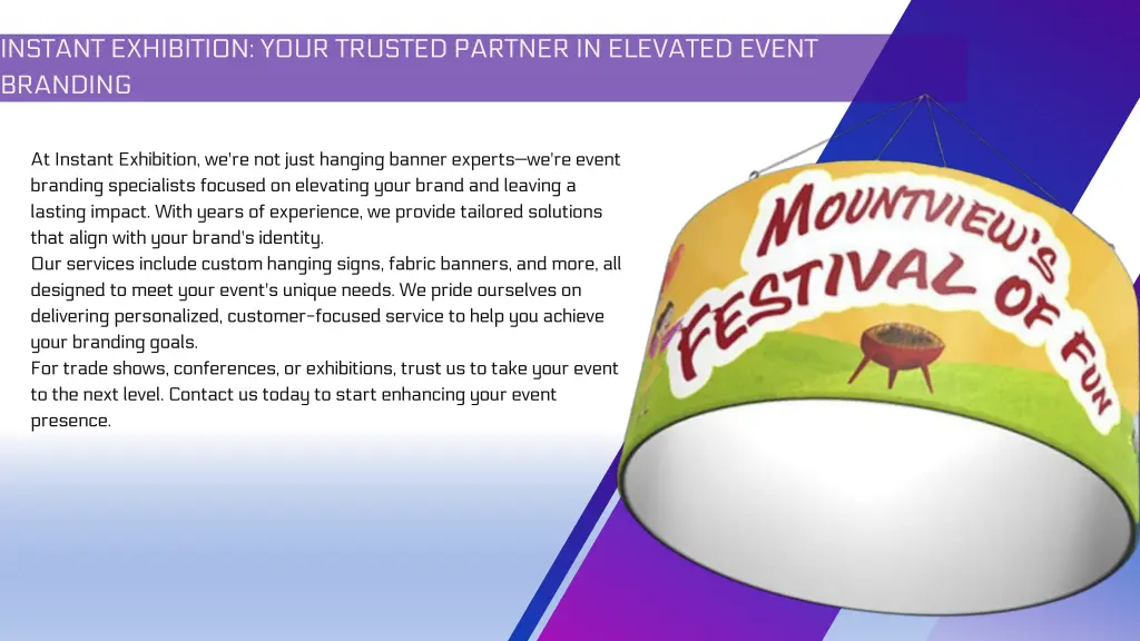 instant exhibition your trusted partner