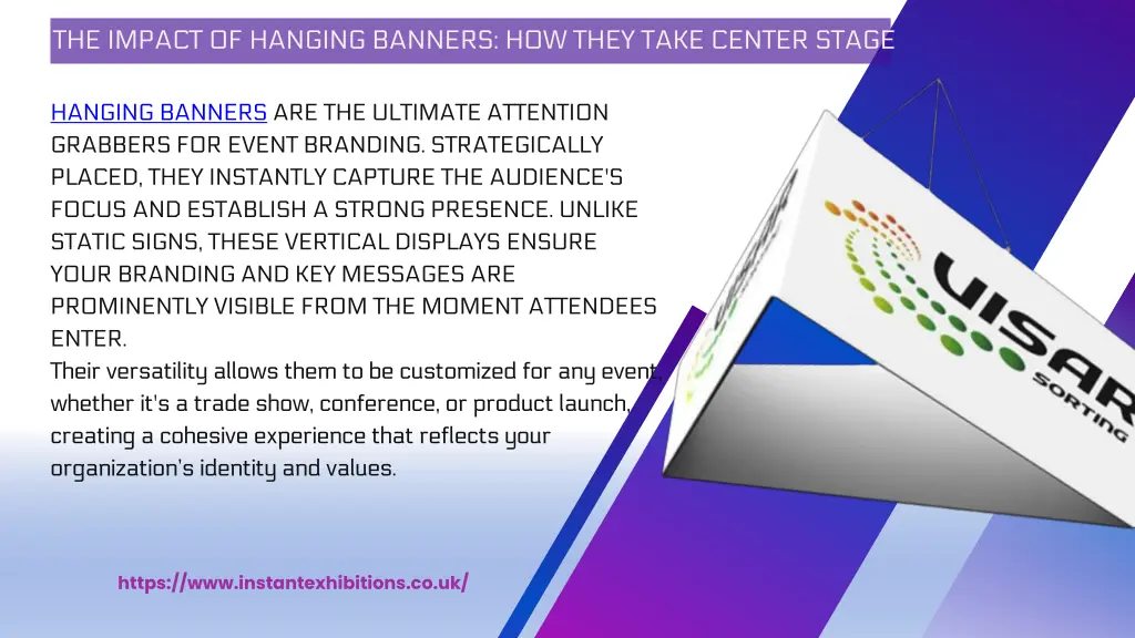 the impact of hanging banners how they take