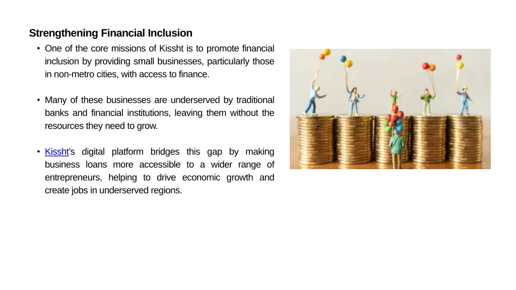 strengthening financial inclusion