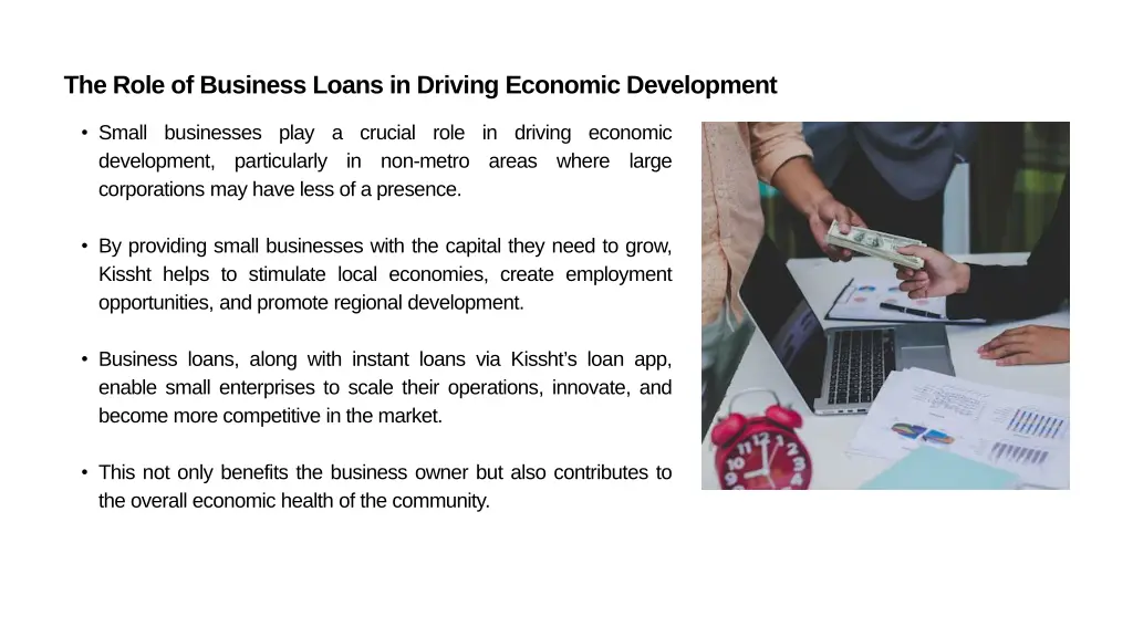 the role of business loans in driving economic