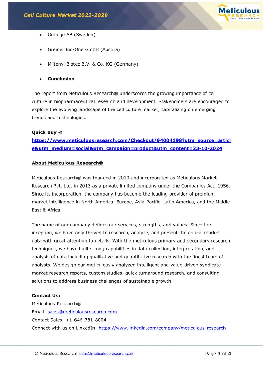 cell culture market 2022 2029 2