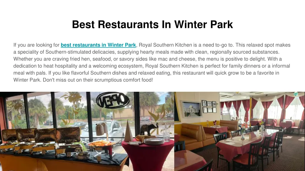 best restaurants in winter park