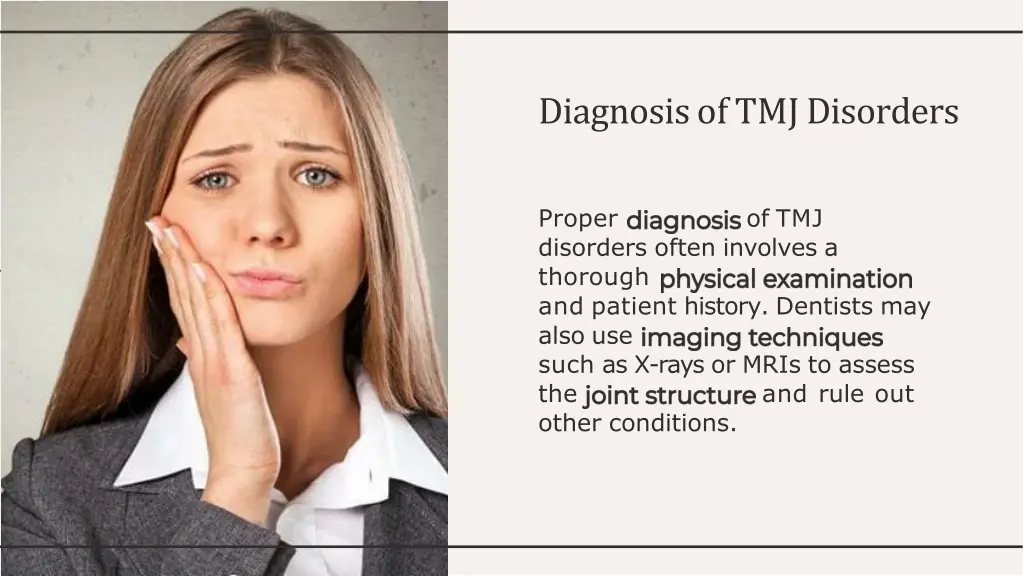 diagnosis of tmj disorders