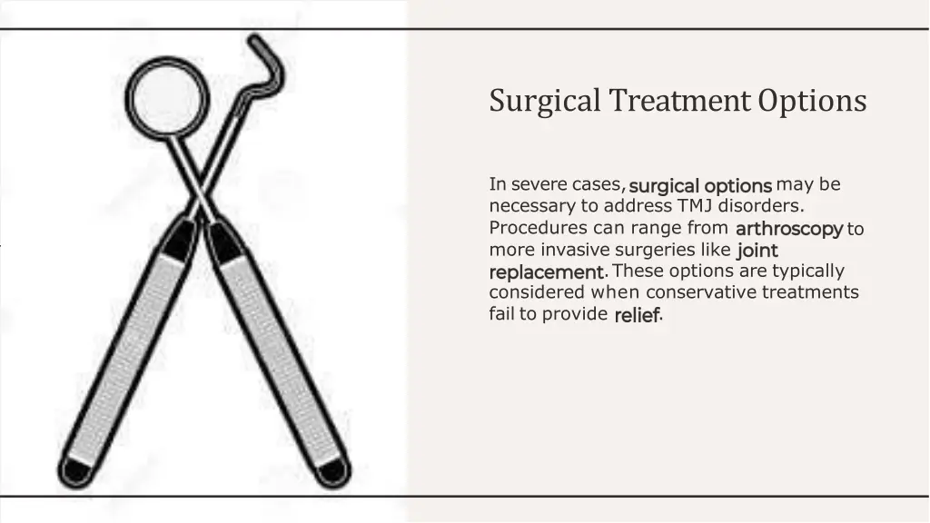 surgical treatment options