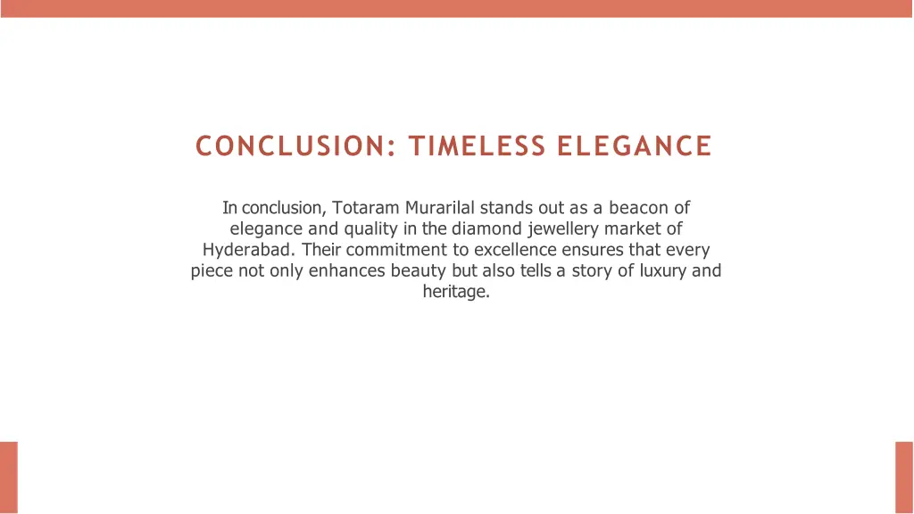 conclusion timeless elegance