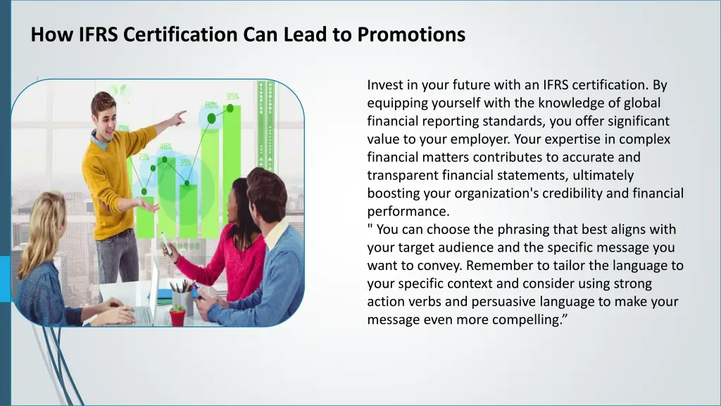 how ifrs certification can lead to promotions