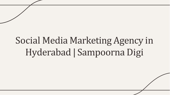 social media marketing agency in hyderabad