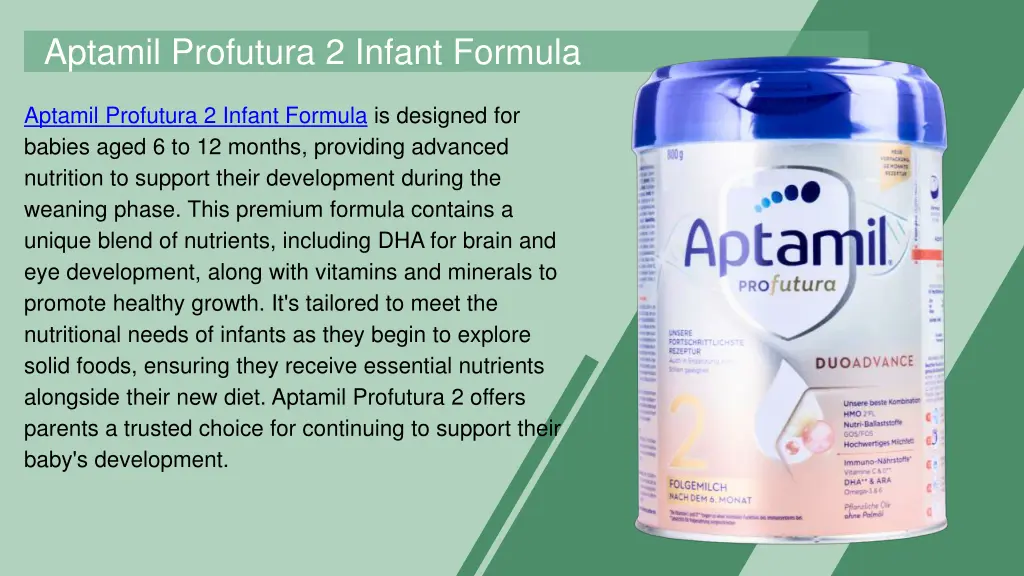 aptamil profutura 2 infant formula