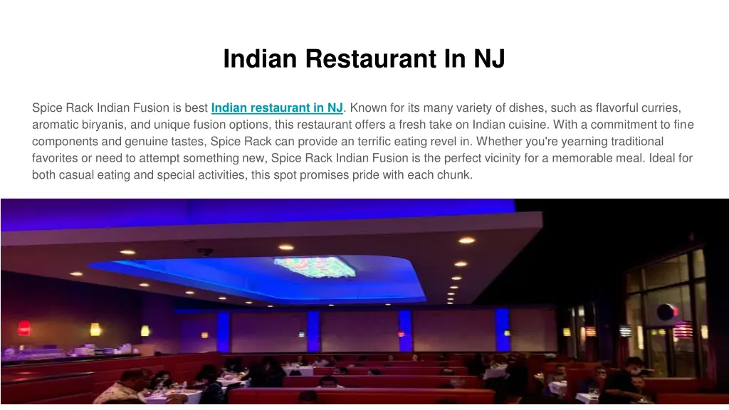 indian restaurant in nj