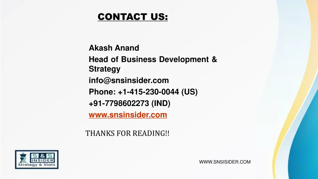 contact us