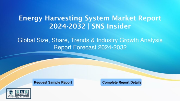 energy harvesting system market report 2024 2032