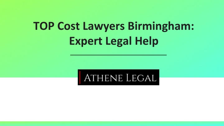 top cost lawyers birmingham expert legal help