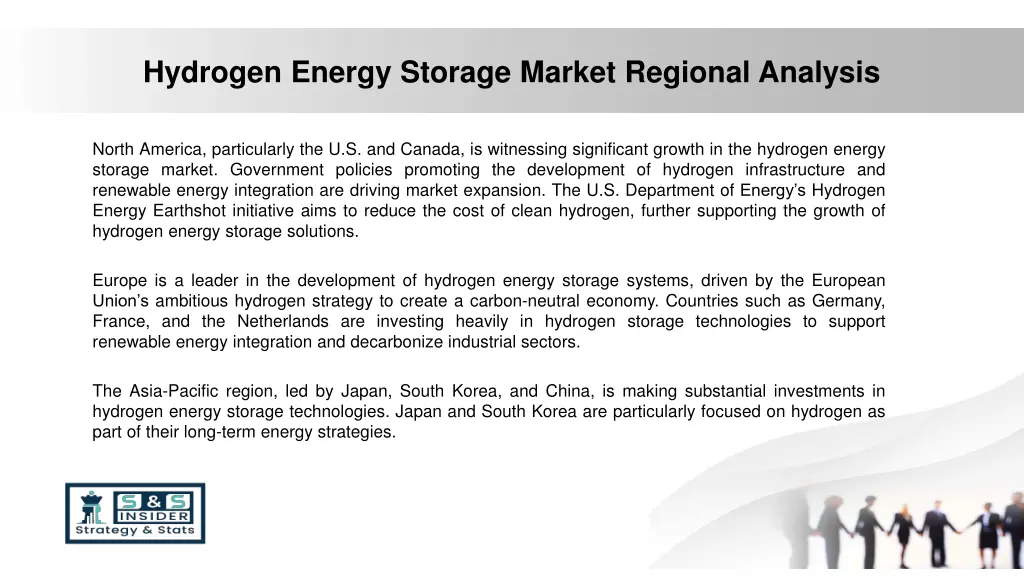 hydrogen energy storage market regional analysis