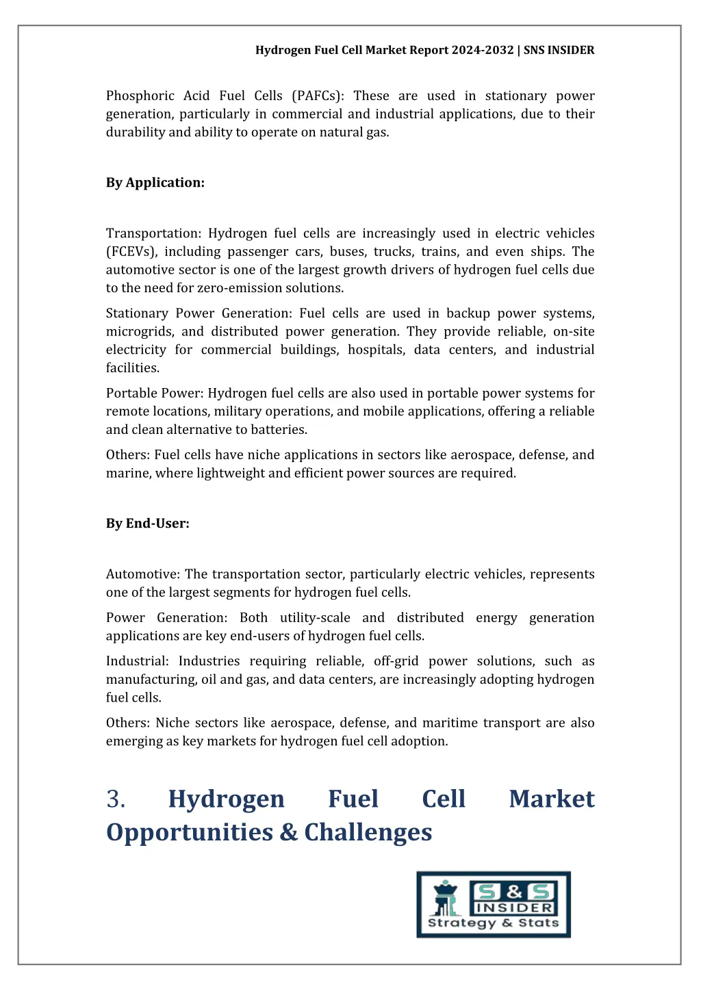 hydrogen fuel cell market report 2024 2032 3