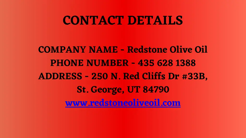 contact details