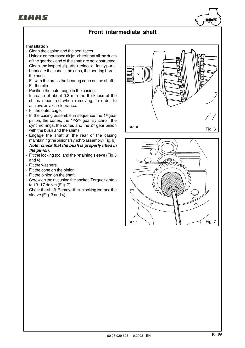 front intermediate shaft 4