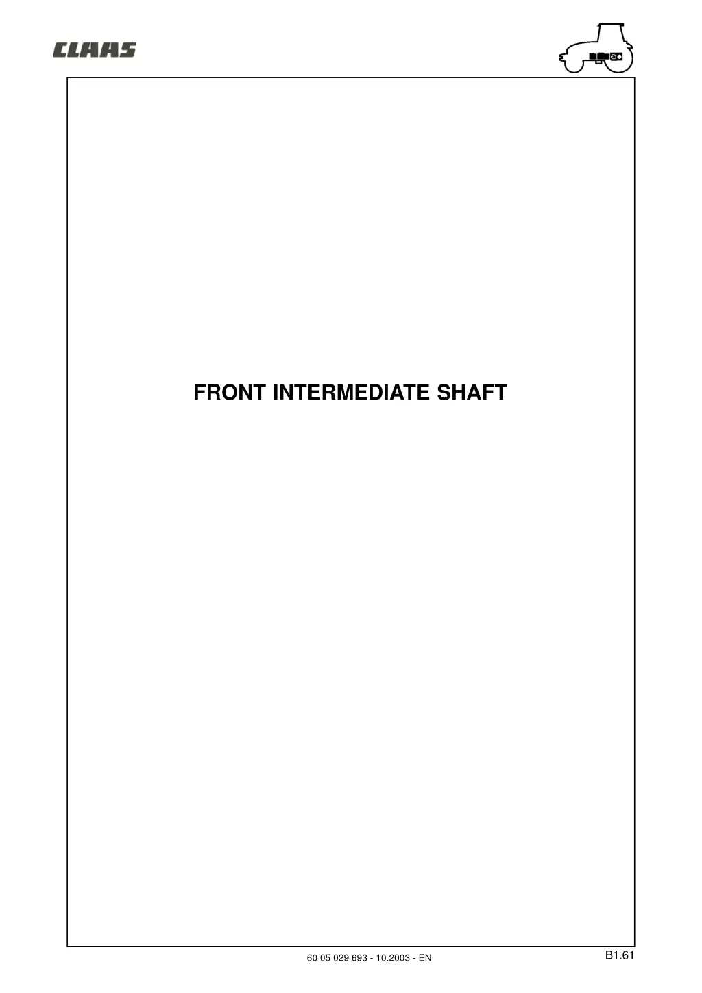 front intermediate shaft