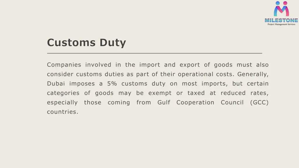 customs duty