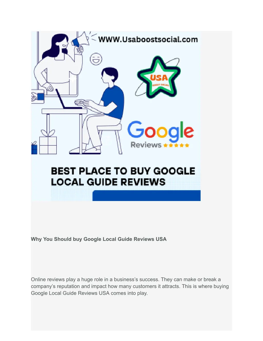 why you should buy google local guide reviews usa