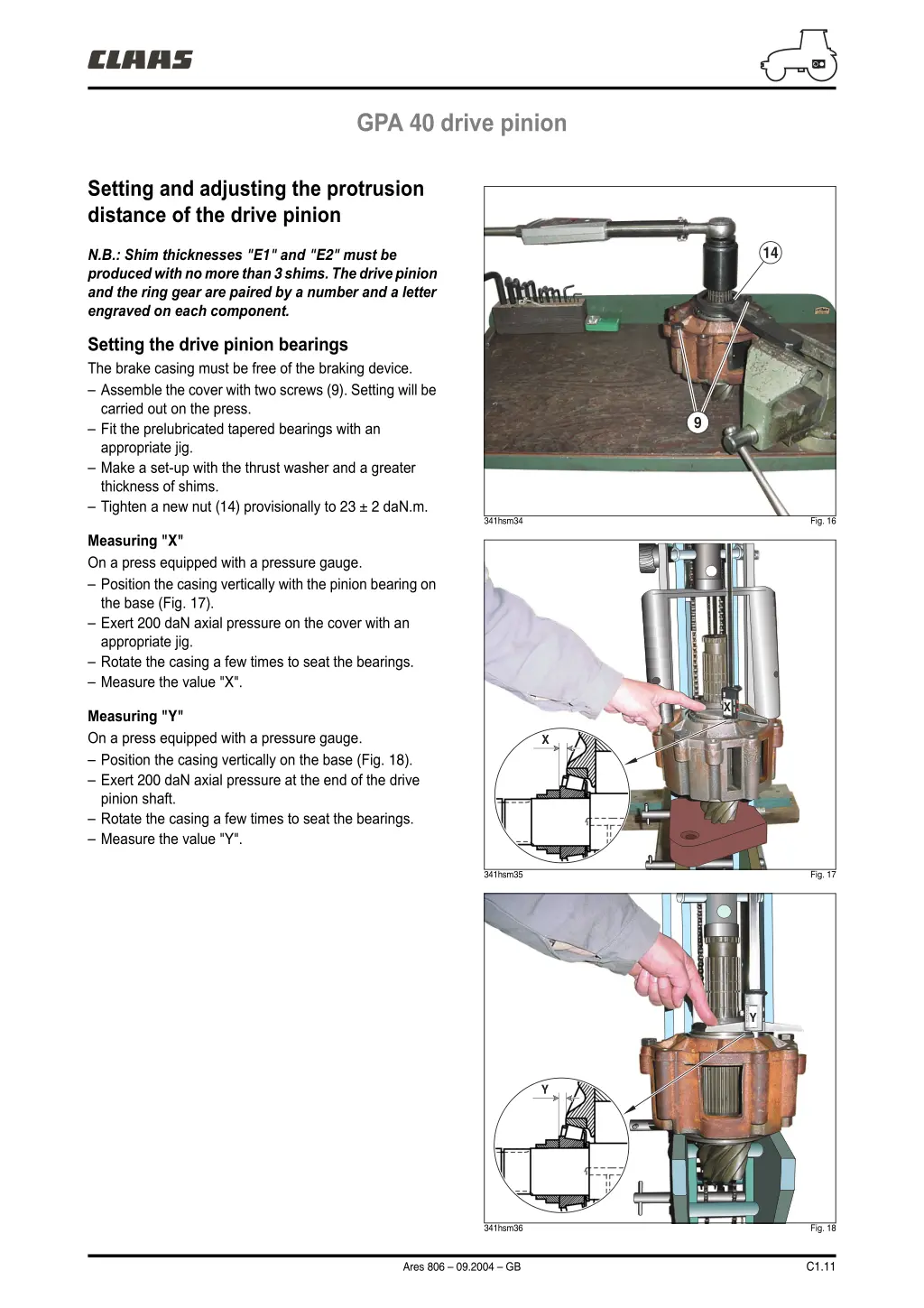 gpa 40 drive pinion 4