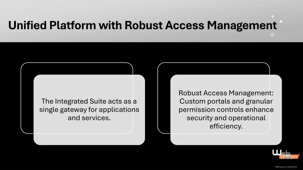 unified platform with robust access management