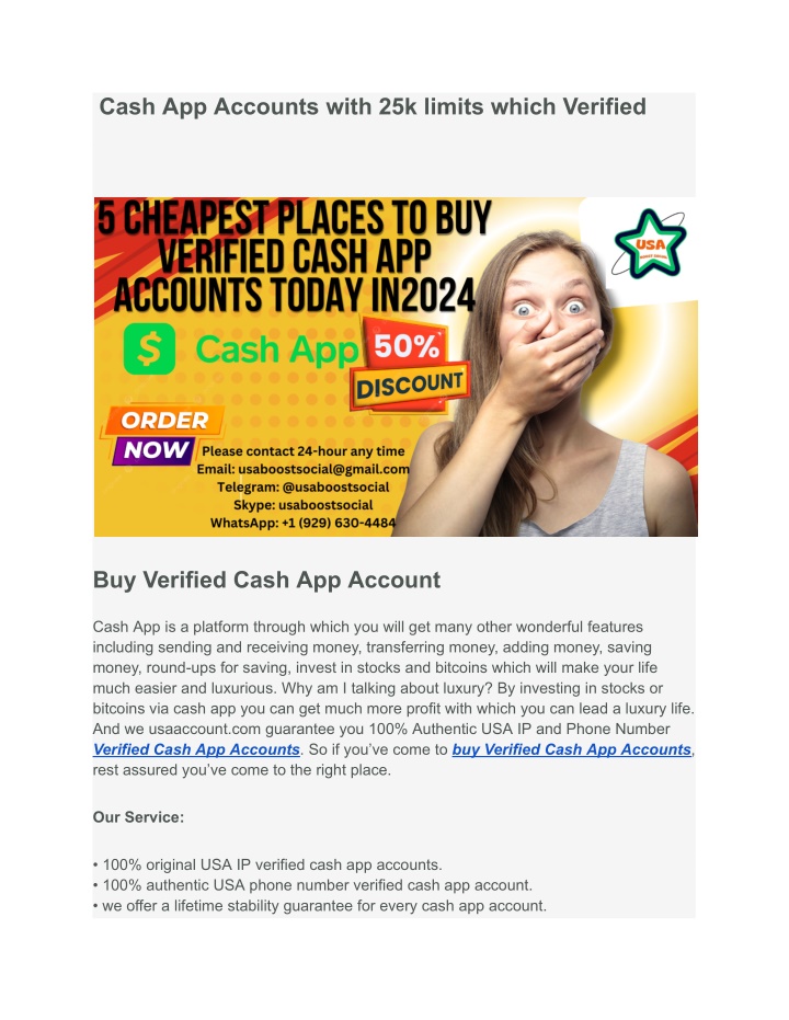 cash app accounts with 25k limits which verified